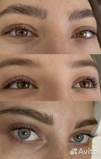 Коррекция, окрашивание, ламинирование бровей