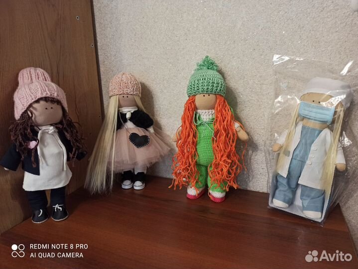 Интерьерная кукла тильда ручной работы