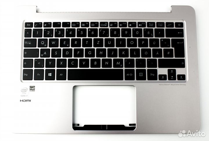 Клавиатура для Asus UX305FA TopCase English Сереб