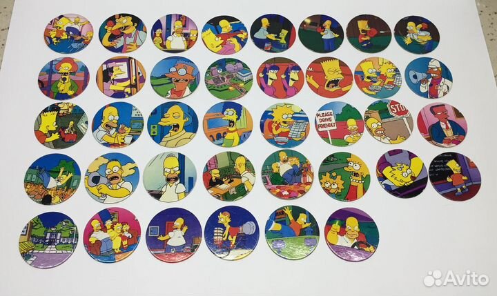 Фишки Simpsons сотки/ кепсы