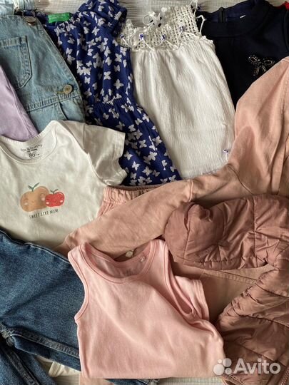 Детская одежда для девочки пакетом 80-86