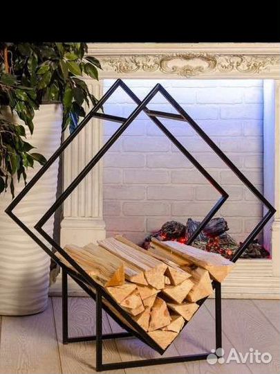 Дровница лофт