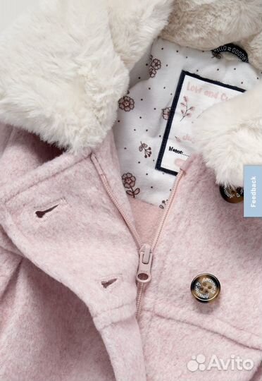 Пальто для девочки 74 80 c&a zara