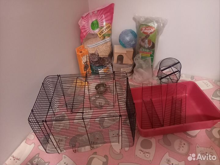 Клетка/набор для грызунов(хомяк/песчанка)