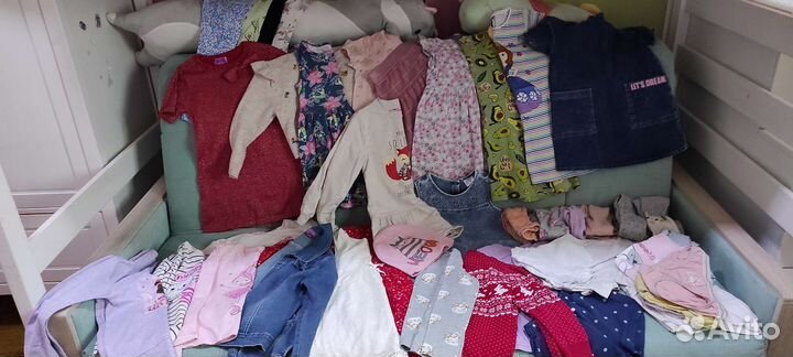 Одежда для девочки пакетом 110 116