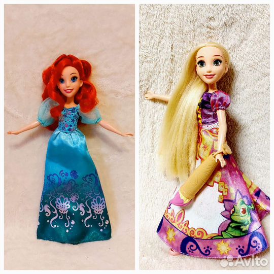 Куклы принцессы disney Ариэль, Рапунцель
