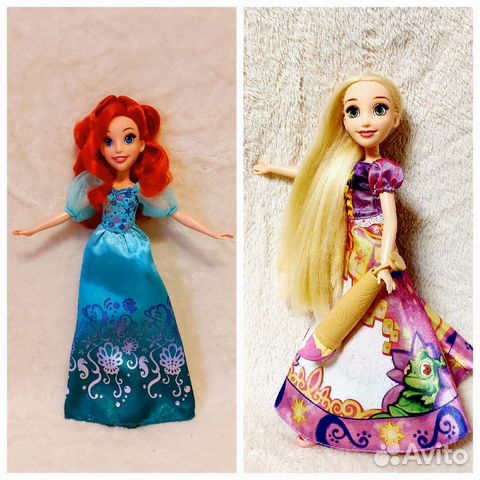 Куклы принцессы disney Ариэль, Рапунцель