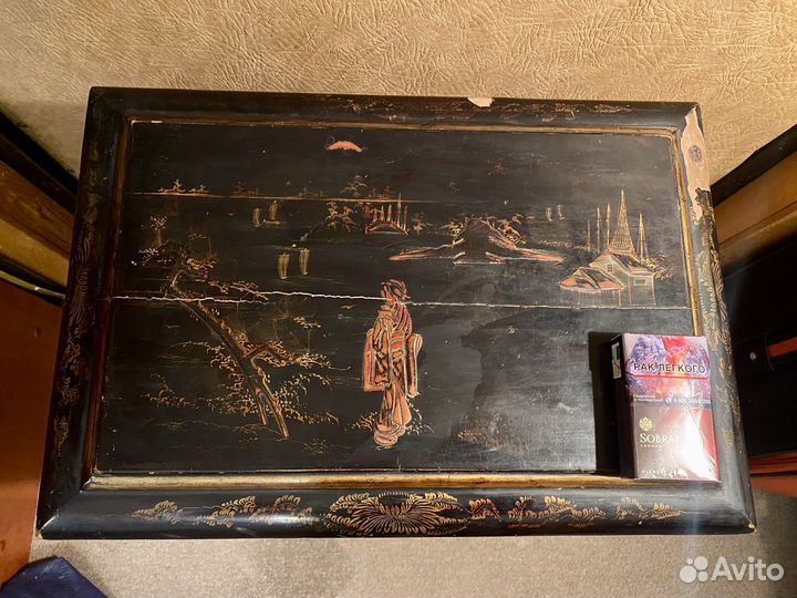 Старинная шкатулка Старый китай