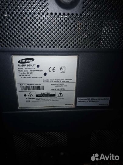 Телевизор samsung 43