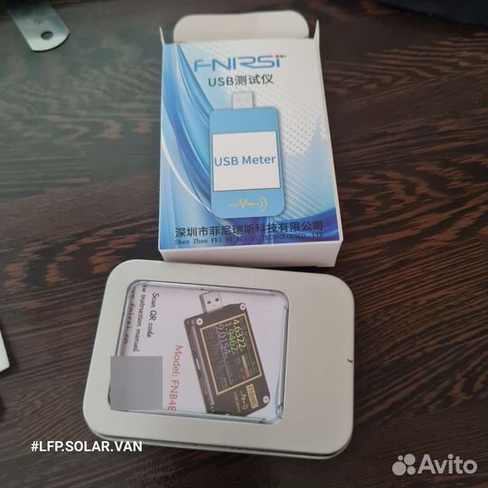 USB тестер Fnirsi FNB48s, FNB48p, FNB58s