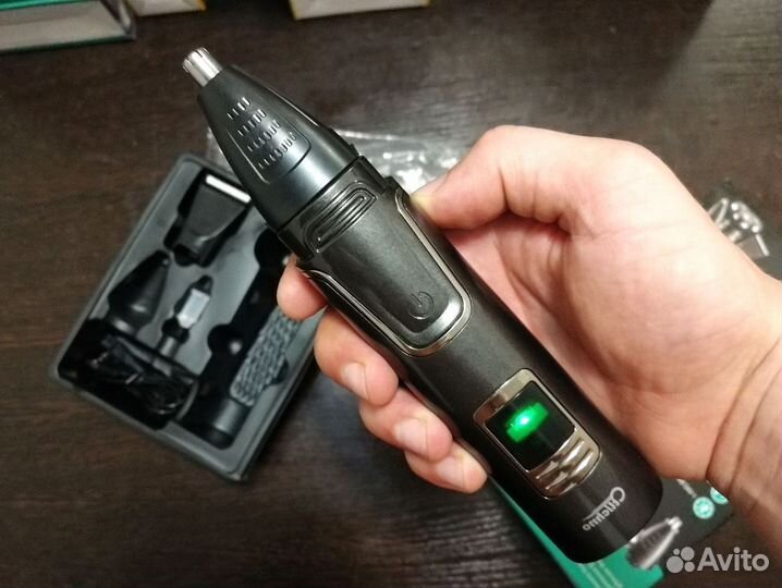 Триммер 3в1 для бороды, волос, носа и ушей