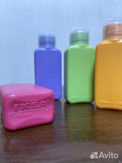 Дорожный набор емкостей для путешествий IKEA Икеа