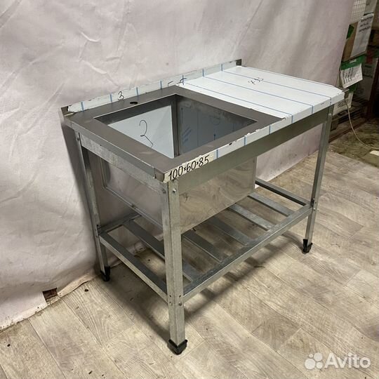 Мойка с рабочей поверхностью 100 x 60 x 85
