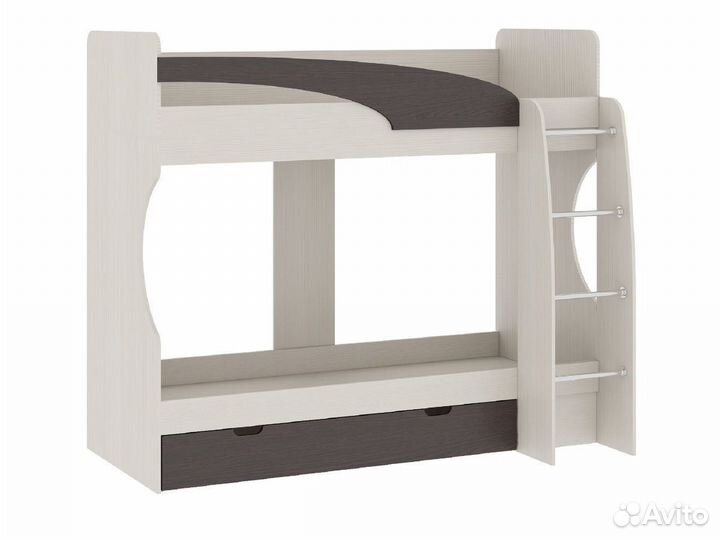 Кровать двухъярусная Латте 77-02