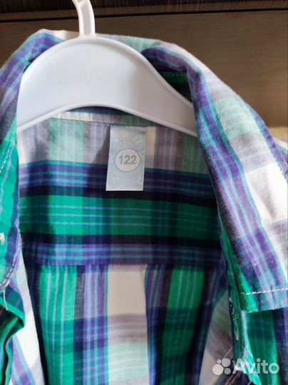 Рубашка для мальчика 122