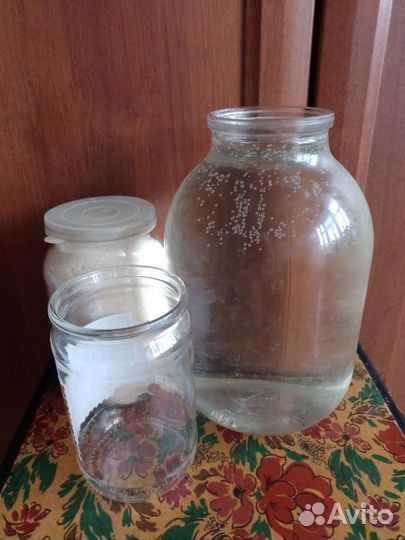 Банки стеклянные 3 литра,1литр,07,05л