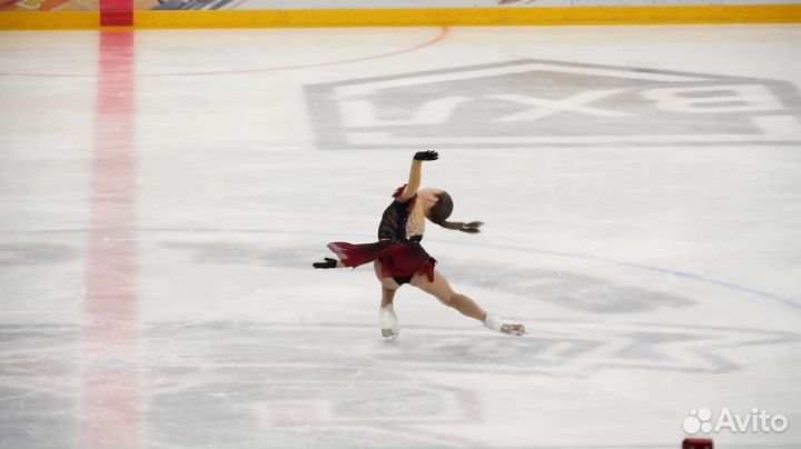 Платье для выступлений фигурное катание 148-160 см