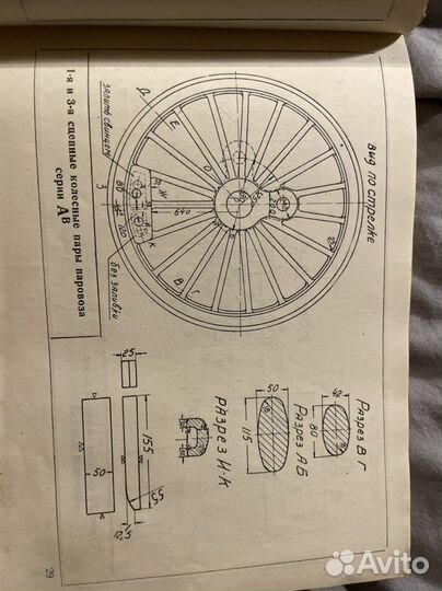 Альбом паровозных и тендерных колеснвх пар