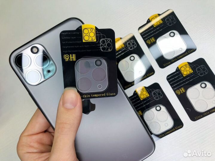 Защитное стекло на камеру iPhone