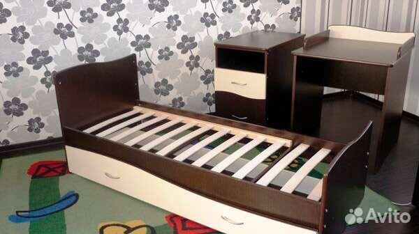 Детская кровать трансформер с маятником