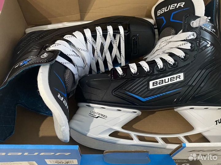 Хоккейные коньки bauer X-LP размер 7D новые