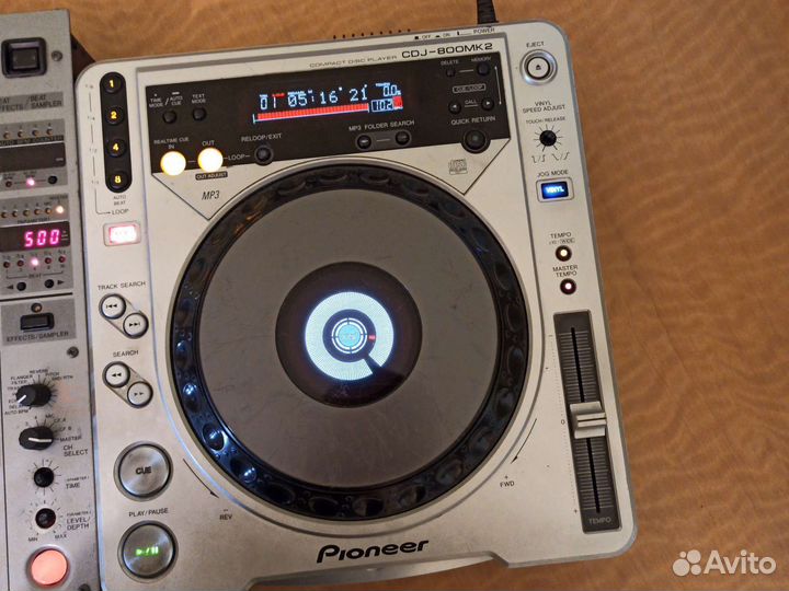 DJ комплект Pioneer DJM 600 и пара CDJ 800 mk2