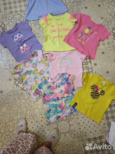 Вещи пакетом на девочку 98-104 рост