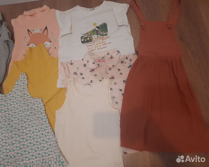 Вещи пакетом на девочку 134-140