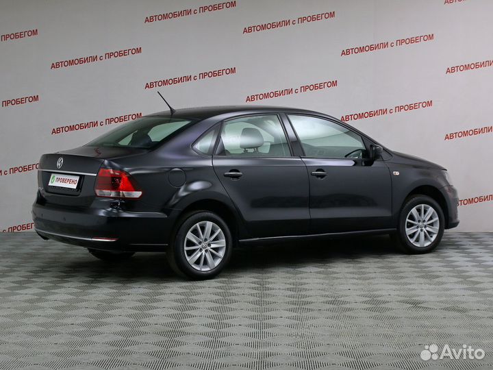Volkswagen Polo 1.6 AT, 2015, 95 348 км