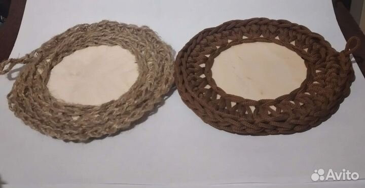 Подставки под горячее с обвязкой