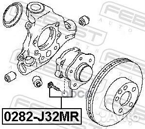 Ступица задняя (nissan teana J32 2008) febest