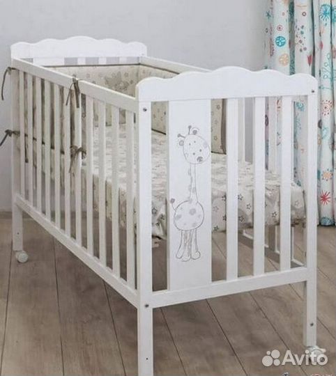 Детская кровать 120 60 micuna giraffe