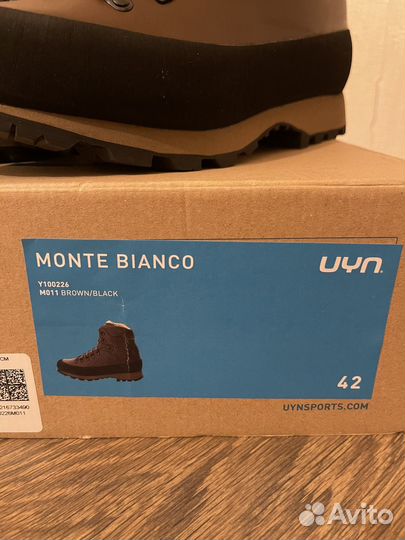 Ботинки мужские UYN Monte Bianco WP Brown/Black