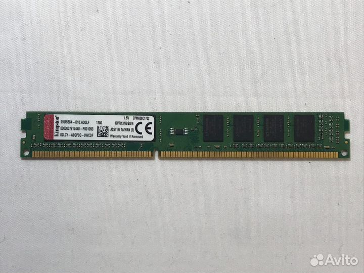 Оперативная память Kingston / DDR3 4GB 1333 Мгц