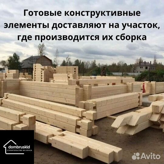 Дома из профилированного бруса от производителя