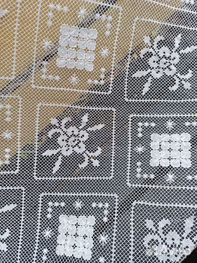 Скатерть филейно гипюровая
