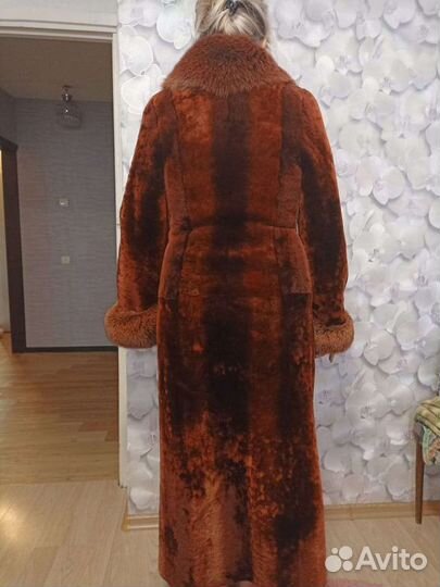Шуба мутоновая женская