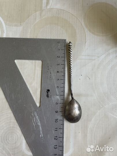 Ложка серебряная 1885г 84 проба 12грамм