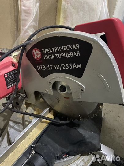 Пила торцовочная калибр птэ- 1750/255Ам