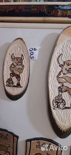 Панно из спилов дерева