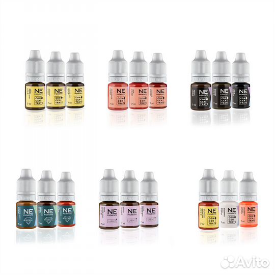 Пигменты для перманентного макияжа NE Pigments