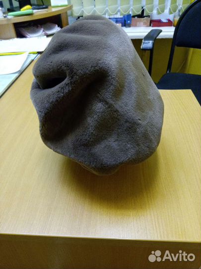 Шапка из экомеха