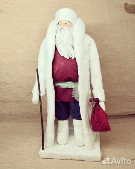 Дед мороз большой новый ватный реплика
