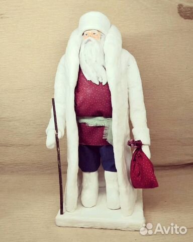 Дед мороз большой новый ватный реплика
