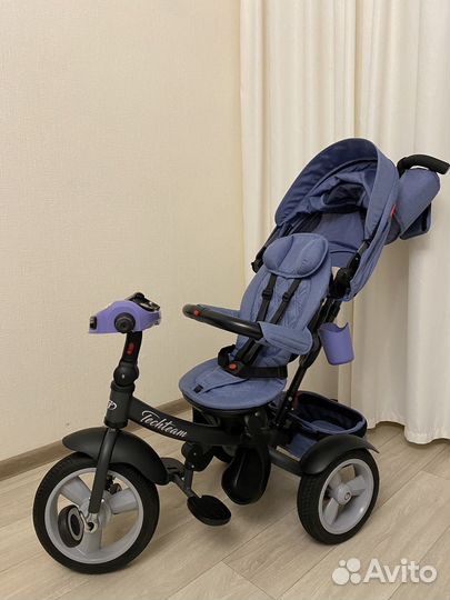 Детский трехколесный велосипед techteam luxury