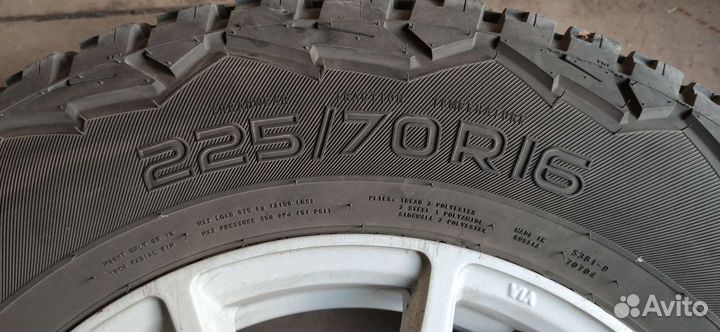 Колеса в сборе r16 всесезонки nokian outpost AT