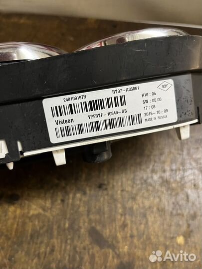 Рено логан панель приборов