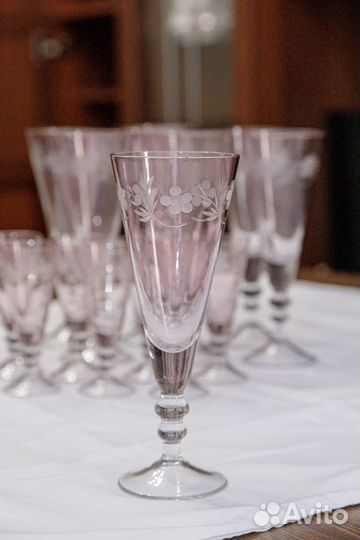 Набор фужеров и рюмок СССР (16 предметов)