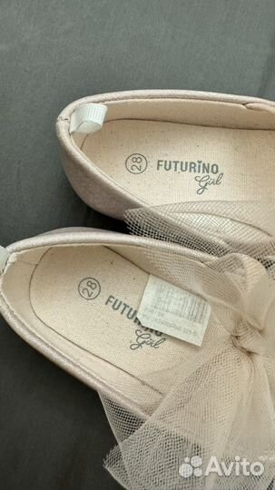 Туфли для девочки 28 размер futurino