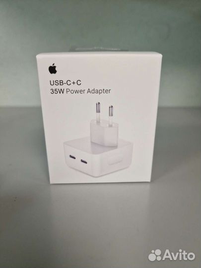 Зарядное устройство для iPhone 35w 2х type c